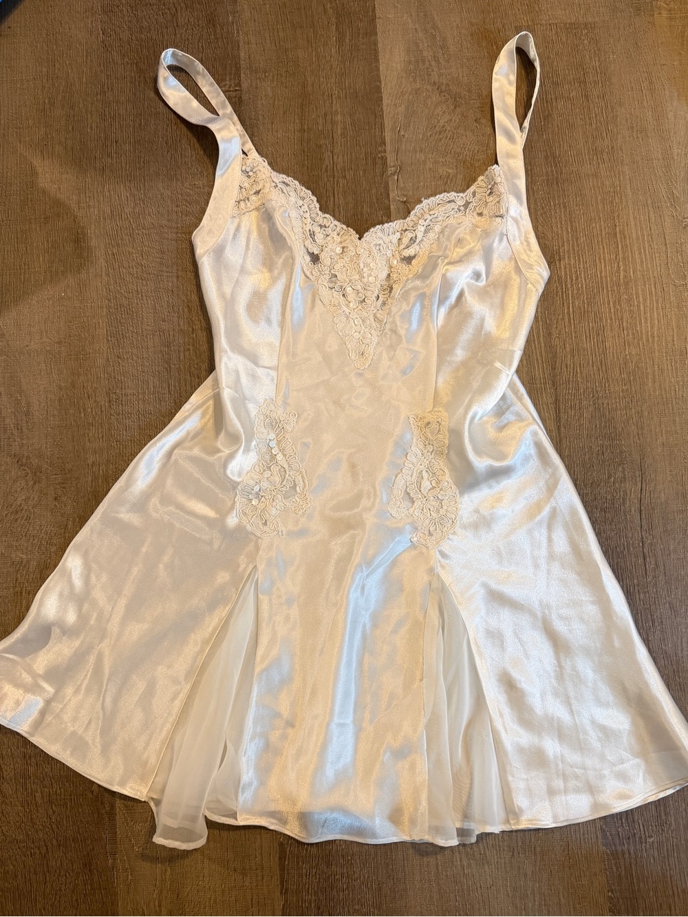 Vintage Victoria’s Secret Satin Chemise Negligee Nightgown and Cover S